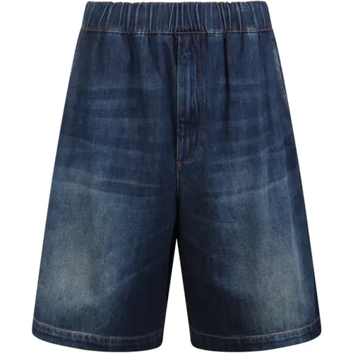 Chambray Bermuda Shorts Ss24 Regular Fit , male, Sizes: S - Valentino Garavani - Modalova