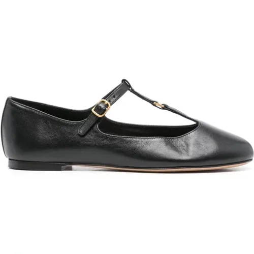 Flat Mary-Jane Ballerina Shoes , female, Sizes: 3 1/2 UK, 8 UK, 5 1/2 UK, 7 UK, 3 UK, 5 UK, 4 1/2 UK, 4 UK, 7 1/2 UK - Chloé - Modalova