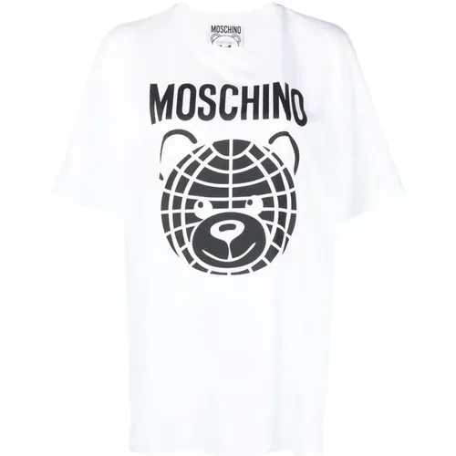 T-Shirts , Damen, Größe: L - Moschino - Modalova