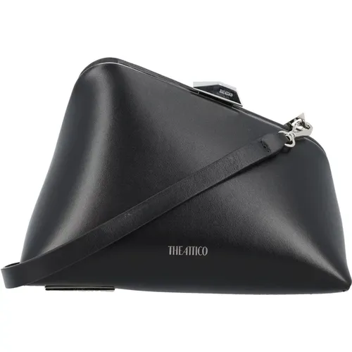 Elegante Midnight Clutch Tasche,Mitternacht Leder Clutch Tasche - The Attico - Modalova