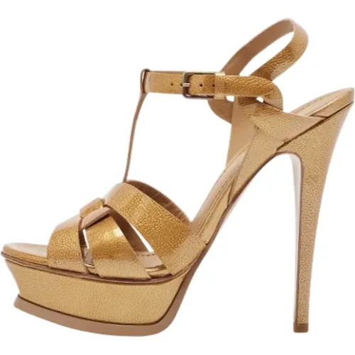 Pre-owned Leder sandals - Yves Saint Laurent Vintage - Modalova