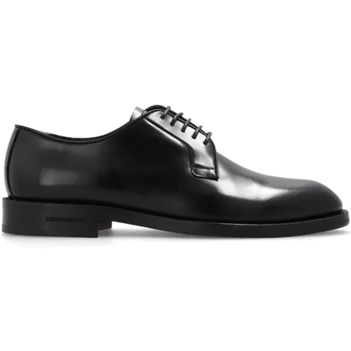Leather derby shoes , Herren, Größe: 41 EU - Dsquared2 - Modalova