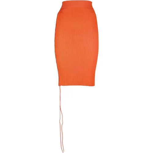 Modern Pencil Skirt , female, Sizes: M, S - Off White - Modalova
