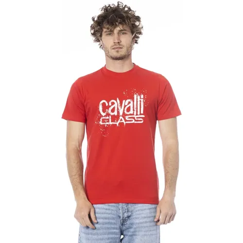 Logo-Print Kurzarm T-Shirt - Cavalli Class - Modalova