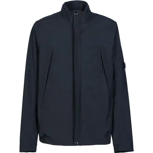 Blaue Shell-R Leichte Jacke für Herren , Herren, Größe: M - C.P. Company - Modalova