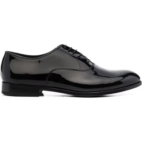 Schwarze Oxford Schnürschuhe , Herren, Größe: 41 EU - Doucal's - Modalova