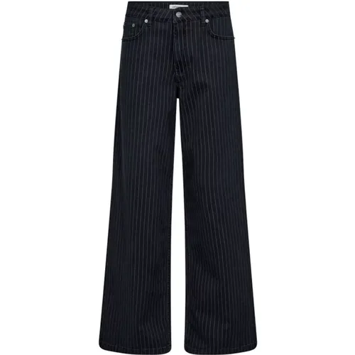 Wide Long Jeans , Damen, Größe: XS - Co'Couture - Modalova