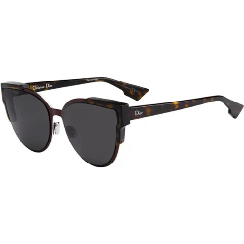Wildly Sunglasses Dark Havana Burgundy/Grey , female, Sizes: 60 MM - Dior - Modalova
