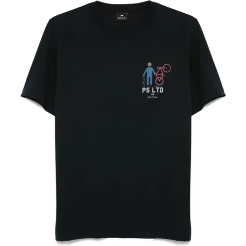 Stilvolle T-Shirts und Polos , Herren, Größe: L - PS By Paul Smith - Modalova