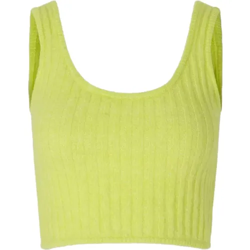 Wild Lime Cropped Top , female, Sizes: XS, M, S - BAUM UND PFERDGARTEN - Modalova