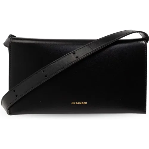 Shoulder bag with logo , female, Sizes: ONE SIZE - Jil Sander - Modalova