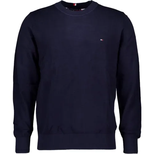 Dark Chain Ridge Sweaters , male, Sizes: S, 2XL - Tommy Hilfiger - Modalova