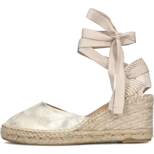 Goldene Espadrille Ciara23.2 , Damen, Größe: 37 EU - Notre-v - Modalova