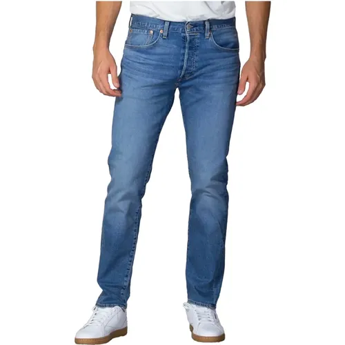 Levi's, 501 Slim Taper Jeans , Herren, Größe: W31 - Levis - Modalova