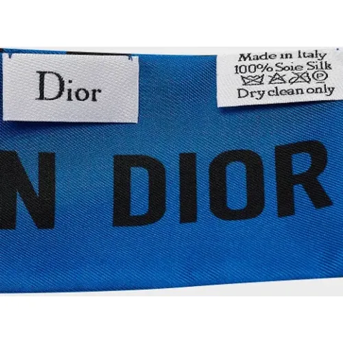 Pre-owned Silk scarves , female, Sizes: ONE SIZE - Dior Vintage - Modalova