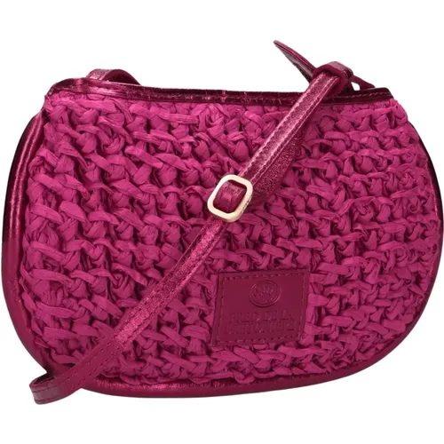 Metallisch Rosa Schultertasche Elle LIA - Fred de la Bretoniere - Modalova