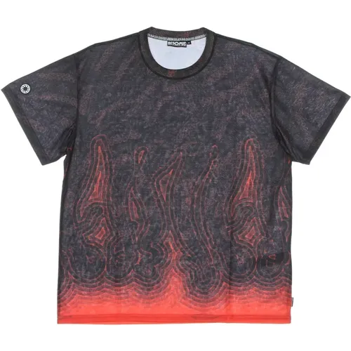 Abyss Mens All Over Print Tee , male, Sizes: L, XL - Octopus - Modalova