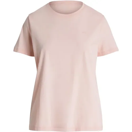 Cotton Crewneck Short Sleeve T-Shirt , female, Sizes: L - Ralph Lauren - Modalova