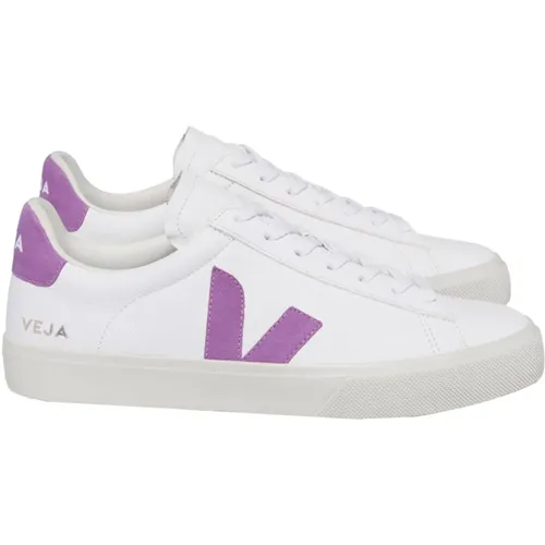 Campo Chromefree Leather Sneakers , male, Sizes: 2 UK, 3 UK - Veja - Modalova