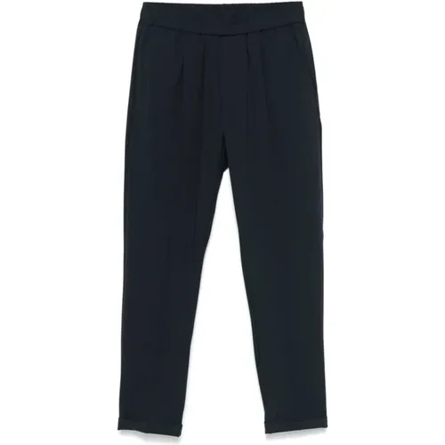 Trousers with Elasticated Waistband , male, Sizes: W33, W31, W32, W36, W34 - Pmds - Modalova