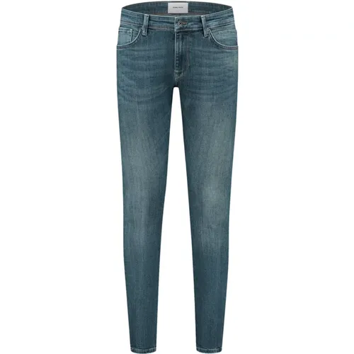 The Jone Jeans - Dunkelblaue Denim , Herren, Größe: W31 - Pure Path - Modalova