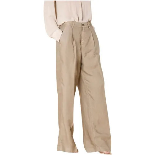 Damen Wide Pinces Chino Hose - Mason's - Modalova