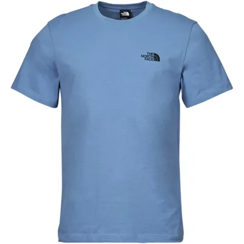 Classic Azzurra T-Shirt , male, Sizes: M, S - The North Face - Modalova