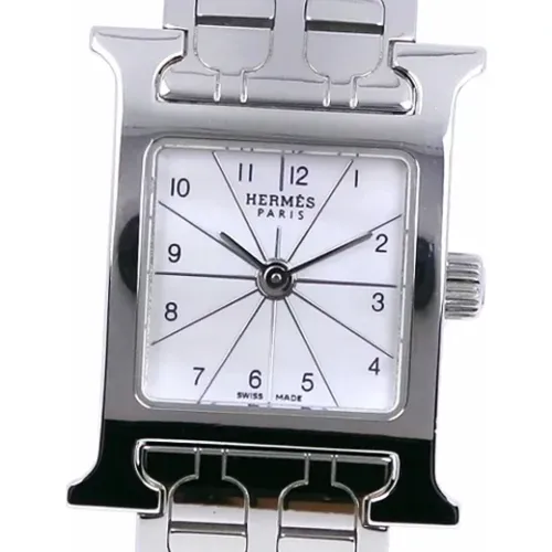Pre-owned stainless steel watch , unisex, Sizes: ONE SIZE - Hermès Vintage - Modalova