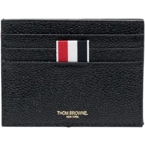 Leather Double-sided Cardholder , male, Sizes: ONE SIZE - Thom Browne - Modalova