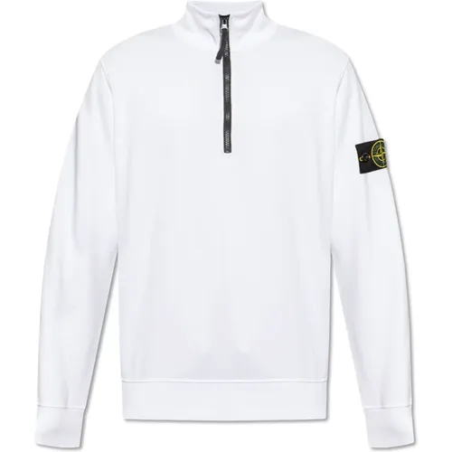 Sweatshirt with logo , male, Sizes: L, XL - Stone Island - Modalova