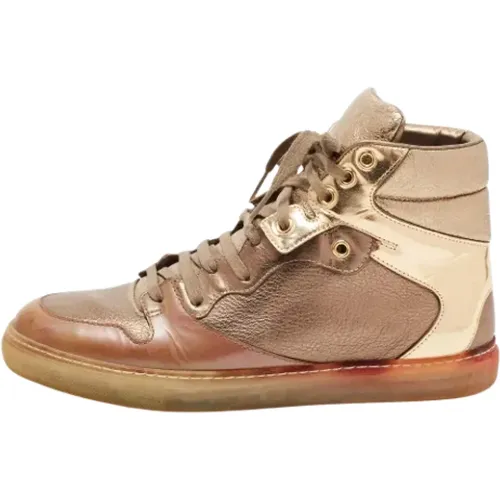 Pre-owned Leather sneakers , female, Sizes: 7 UK - Balenciaga Vintage - Modalova