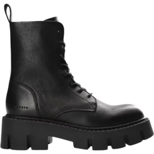 Schwarze Leder Stiefeletten , Herren, Größe: 38 EU - Copenhagen Shoes - Modalova