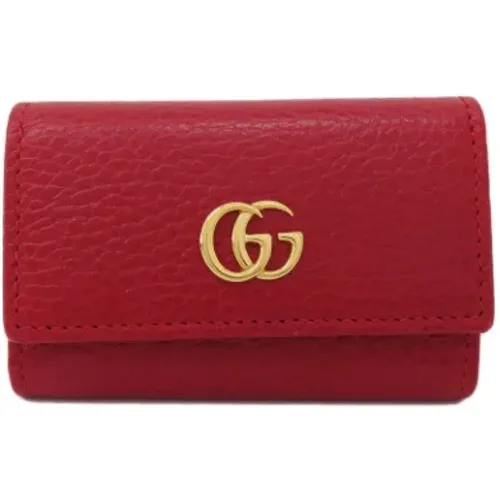 Pre-owned Leather key-holders , female, Sizes: ONE SIZE - Gucci Vintage - Modalova