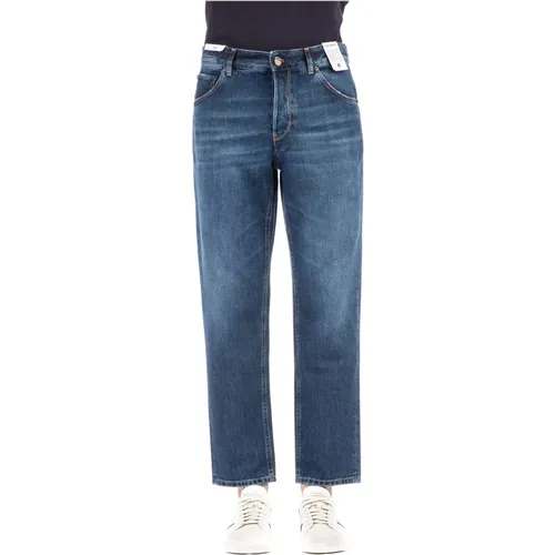 Contemporary Relaxed Fit Denim Jeans , male, Sizes: W31, W32, W33 - PT Torino - Modalova