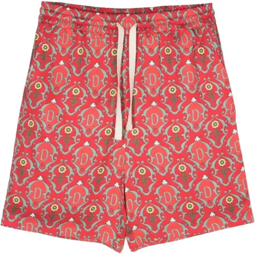 Red Shorts Ss24 Men's Fashion , male, Sizes: M, S - Drole de Monsieur - Modalova