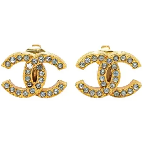 Pre-owned Metal earrings , female, Sizes: ONE SIZE - Chanel Vintage - Modalova