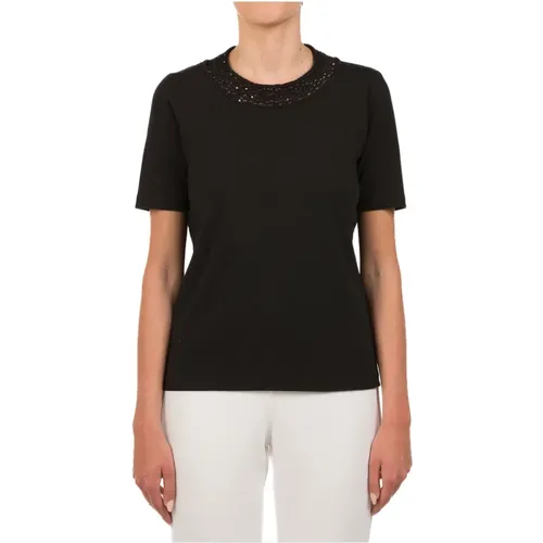 T-Shirt , female, Sizes: M, L - Le Tricot Perugia - Modalova