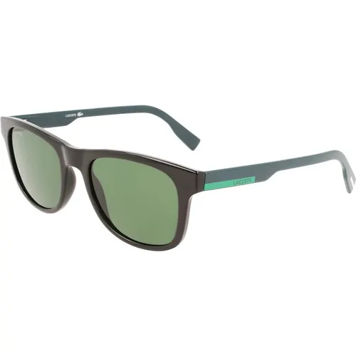 Schwarze Sonnenbrille L969S-001,Matte Khaki Sonnenbrille L969S-317 - Lacoste - Modalova