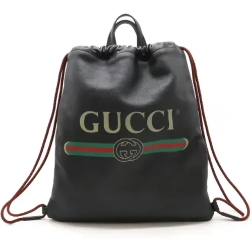 Pre-owned Leder ruckscke - Gucci Vintage - Modalova