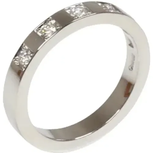 Pre-owned Platinum rings , female, Sizes: ONE SIZE - Bvlgari Vintage - Modalova