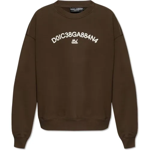 Bedruckter Sweatshirt - Dolce & Gabbana - Modalova