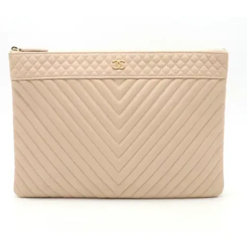 Pre-owned Canvas clutches , female, Sizes: ONE SIZE - Chanel Vintage - Modalova