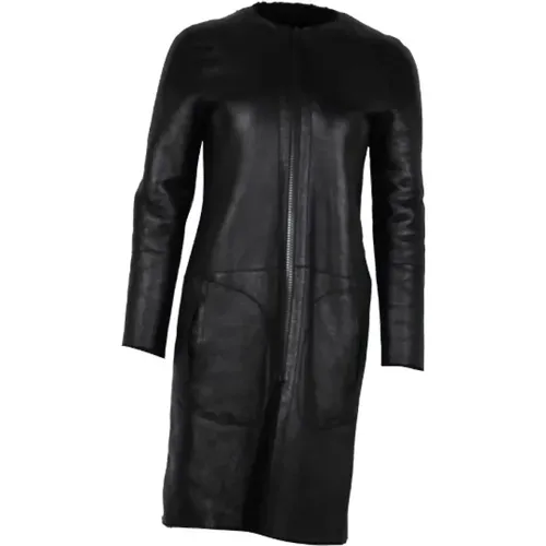 Pre-owned Leather outerwear , female, Sizes: XS - Celine Vintage - Modalova