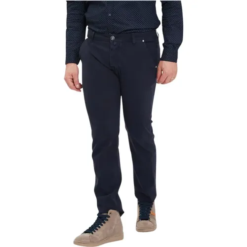 Leonard Regular Slim Fit Hose , Herren, Größe: W32 - Jacob Cohën - Modalova