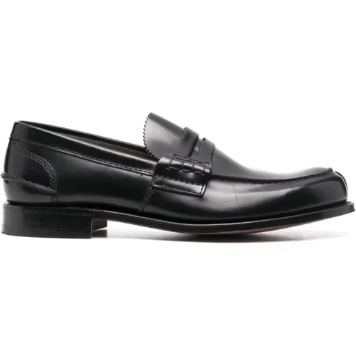 Leather Moccasin Slip-On Shoes , male, Sizes: 7 UK - Church's - Modalova