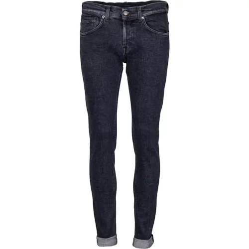 Slim-Fit Stretch Denim Jeans , Herren, Größe: W34 - Dondup - Modalova