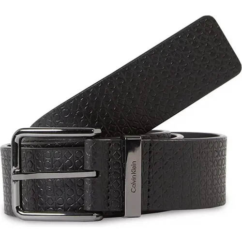 Leather Belts , male, Sizes: 115 CM, 105 CM, 110 CM - Calvin Klein - Modalova