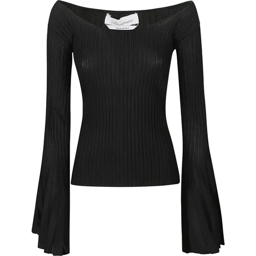 Pleated Sweater , female, Sizes: L, S, M - Blumarine - Modalova