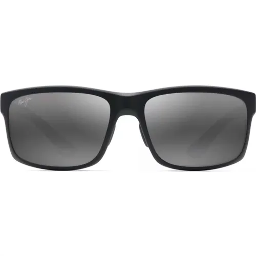 Stilvolle Schwarze Sonnenbrille für Outdoor-Abenteuer - Maui Jim - Modalova