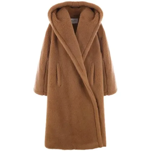 Oversized Teddy Coat in Light , female, Sizes: XS - Max Mara - Modalova